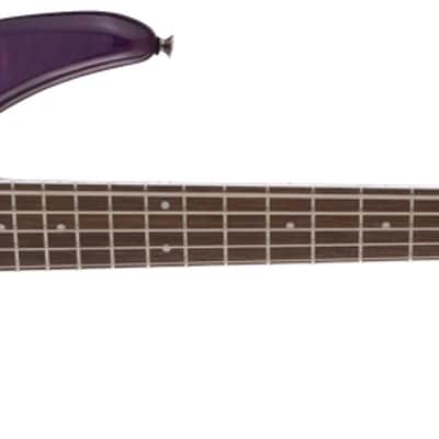 Jackson JS Series Spectra JS3QV Purple Phaze 5-String Electric Bass Guitar image 4