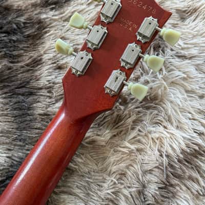 2002 Gibson SG Crescent Moon - Worn Cherry image 12