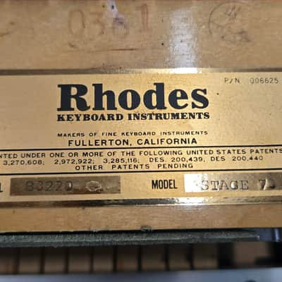 Rhodes Seventy Three Mark 1 1975 - Black image 3