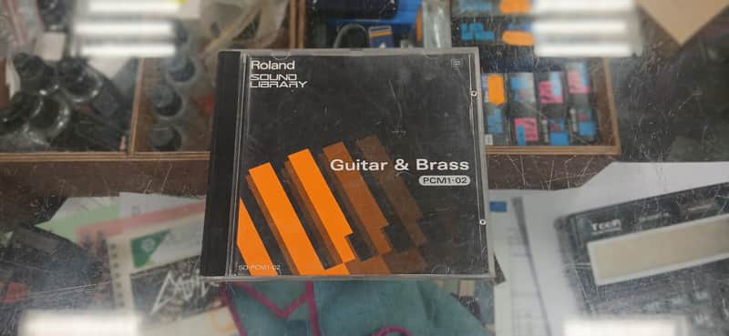 Roland SO-PCM1-02 Guitar and Brass - ROM Card - Roland JD/JV Synthesizers image 1