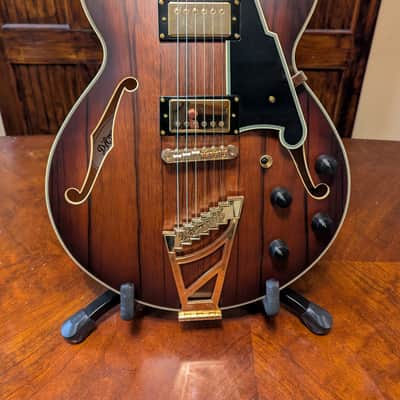 D'Angelico Deluxe SS - Satin Brown Burst 2023 image 1