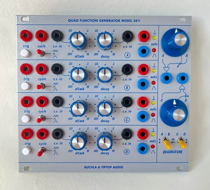 Immagine Tiptop Audio Buchla 281T Quad Function Generator - Silver - 1