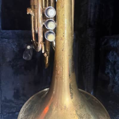 Yamaha YMP 201M Mellophone with case and mouthpiece, made in Japan image 7