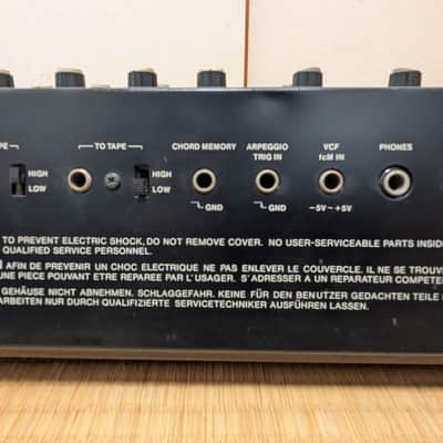 Serviced Korg PolySix 1980s - Navy Blue With Tubbutec Midi Kit image 8