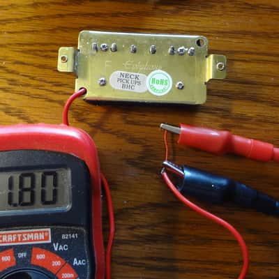 Epiphone 700T and 650R open coil hot Humbucker set MINT with springs and screws image 5