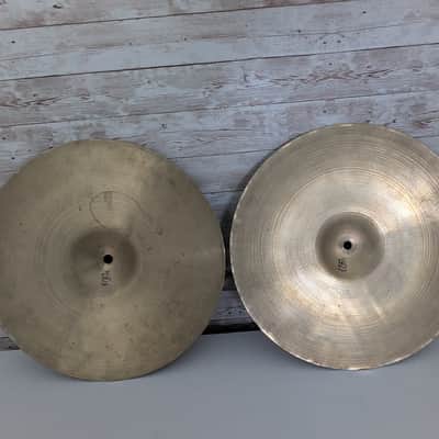 Used Zildjian 14" A. Zildjian '60s Stamp Hi-Hat Cymbals (Pair) image 6