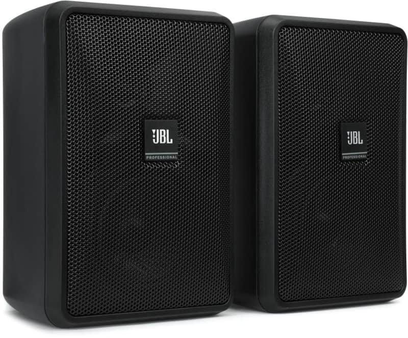 JBL Control 23-1 3-inch Ultra-Compact Indoor/Outdoor Speakers - Black (Pair) (Control23-1BKd1) image 1
