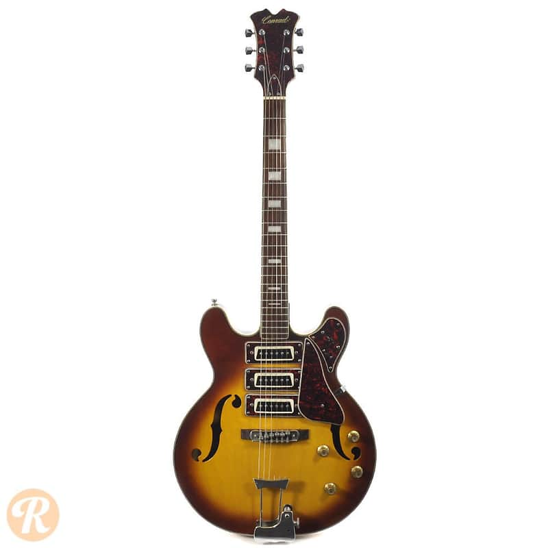 Conrad Semi-Hollowbody Sunburst image 3