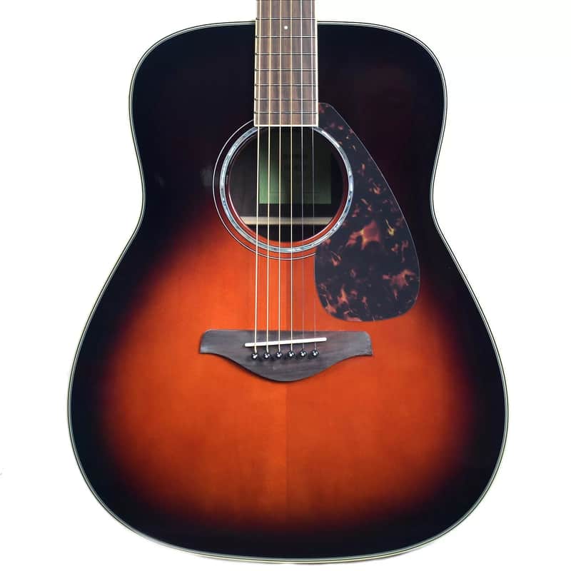 Yamaha FG830TBS Tobacco Sunburst Dreadnought Acoustic Guitar image 1