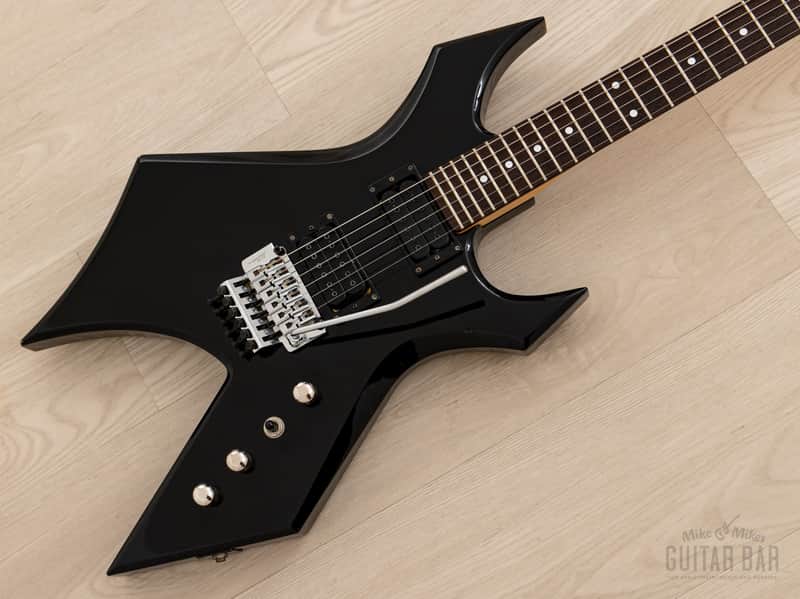 1988 BC Rich Warlock NJ Series Black w/ Floyd Rose, Nagoya | Reverb