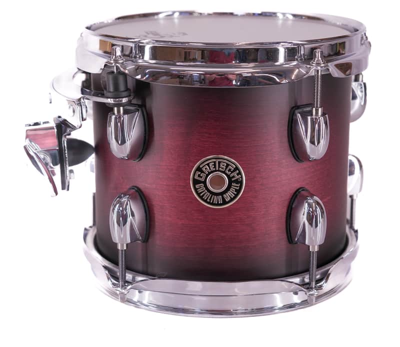Gretsch Catalina Maple 8" x 7" Rack Tom – Deep Cherry Burst Satin – Excellent image 1