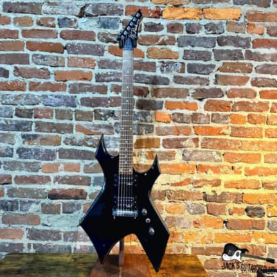 B.C. Rich Warlock Bronze Series Electric Guitar (Black - 2000s) image 2