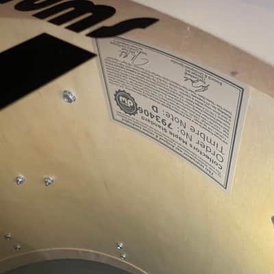 DW Collectors Bass Drum 22x18 Natural Satin Maple Bass Drum 2010ish - Satin Natural Maple image 11
