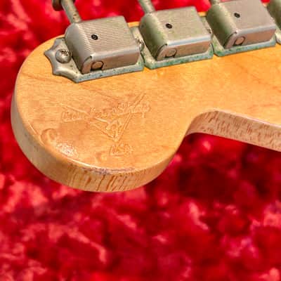 1999 Fender Cunetto Relic Stratocaster — Sherwood Green (Ultra Rare), John Cruz, Collector Condition, Full Set image 9