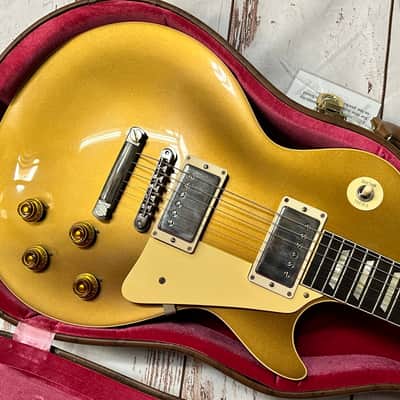 Gibson 1957 Les Paul Custom Shop VOS Gold Top New Unplayed Auth Dlr 8lbs 6oz #623 image 7