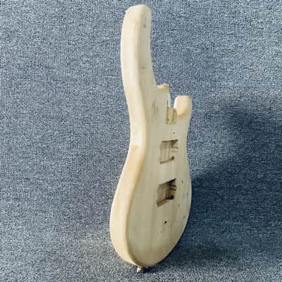 Unfinished Basswood 4 String Bass Body image 11