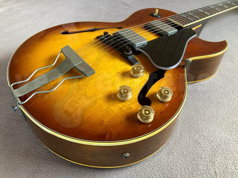 GRECO FA-700 1982 w/HSC ES-175 FULL BODY ARCHTOP VINTAGE JAPAN