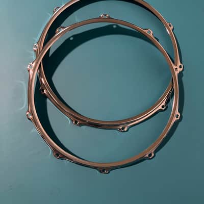 S-Hoop SH1410 10-Lug Drum Hoop - 14" 2010s - Chrome image 2
