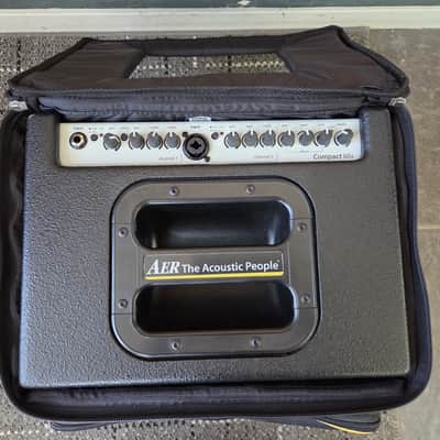 USED AER Compact 60/4-TE Tommy Emmanuel Signature 60-Watt 1x8" Acoustic Guitar Combo 2019 - 2020 - Black image 3