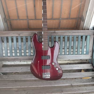Custom Jazz bass - Red/black burst image 2
