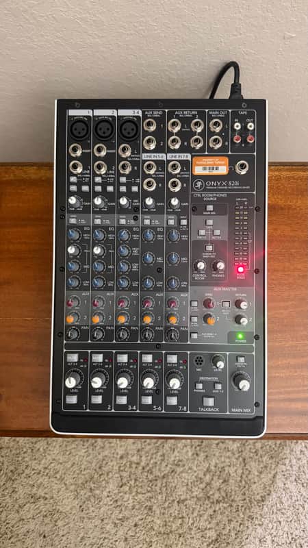 Mackie Onyx 820i 8-Channel Firewire Analog Mixer | Reverb