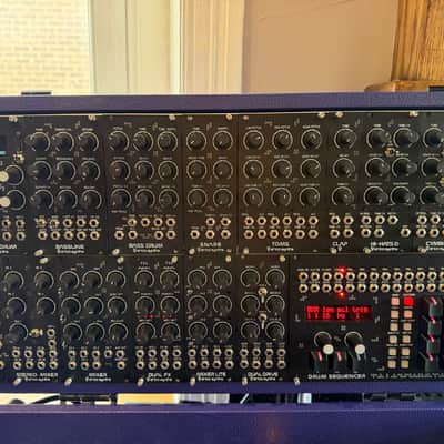 Erica Synths Techno System and Black System 3 in purpose built carry case image 5