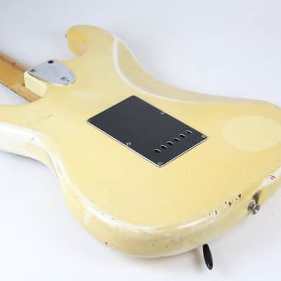 1977 Vintage Fender Stratocaster Olympic WHITE 100% Original Rosewood Fretboard 1970's Guitar OHSC image 9