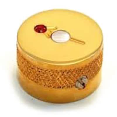 Genuine Gretsch (SET OF 4) G-Arrow Jewel 1/4" Shaft Control Guitar Knobs, GOLD image 1