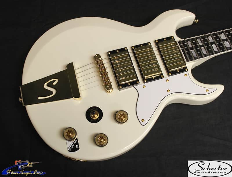 Schecter S-1 Custom III Electric, Seymour Duncan Pickups, Vintage White! image 1