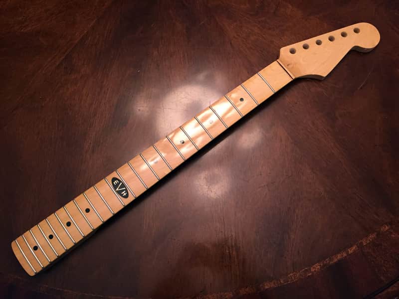 Stratocaster Neck - Abalone EVH Inlay 12th Fret Inlay - Frankenstrat - One of a Kind! Free Shipping! image 1