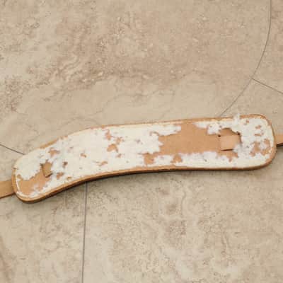 Vintage Leather Strap Circa 1960's - Black image 10