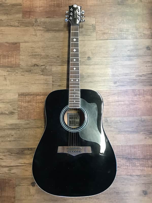 Randy Jackson Studio Series AE Dreadnought Guitar Black image 1