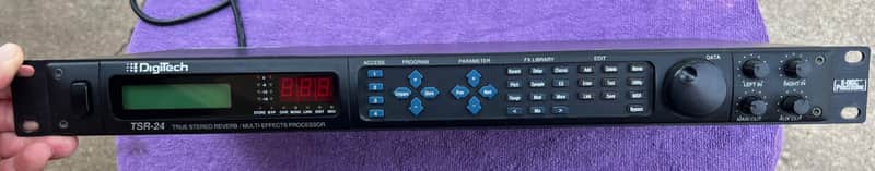 DigiTech TSR-24 True Stereo Reverb / Multi-Effects Processor 1990s - Black image 1