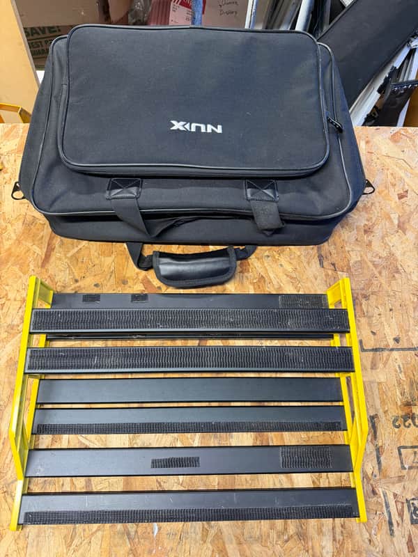 NuX NPB-L Bumblebee Large Pedal Board with Soft Case 2010s - Black / Yellow image 1