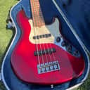 Fender American Deluxe Jazz Bass V Crimson Burst 1997