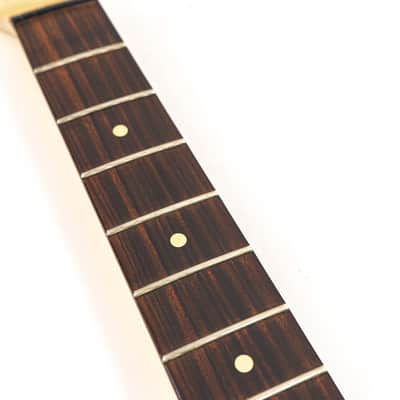 USA Custom Guitars Quartersawn Maple Neck w/ Dark Rosewood FB, Compound Radius, 4+2 Doweled Tuner Holes image 4