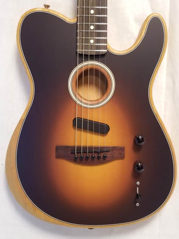 Fender Acoustasonic® Player Telecaster®, Rosewood Fingerboard, Shadow Burst image 1