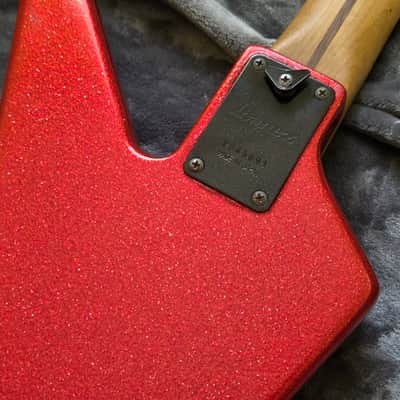 1984 Ibanez DB700 Destroyer 4 String Vintage Japan Electric Bass - Custom Red Sparkle Finish + OHSC image 20