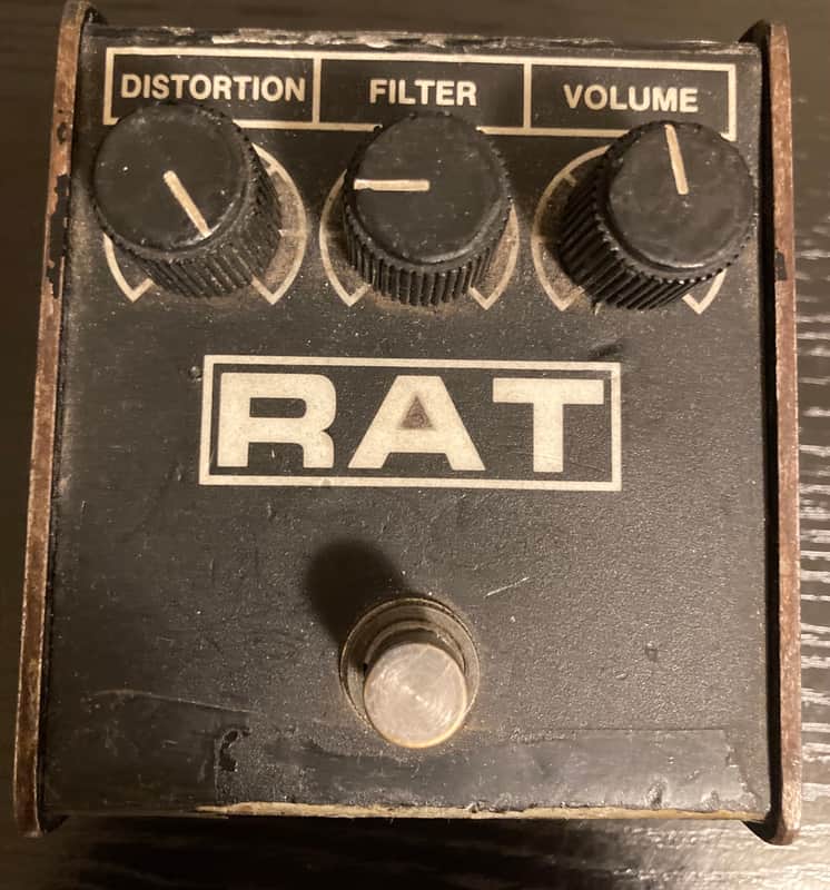 Proco RAT 86年 LM308 ProCo RAT 2 (Flat Box) 1986 LM308 chip | Reverb UK