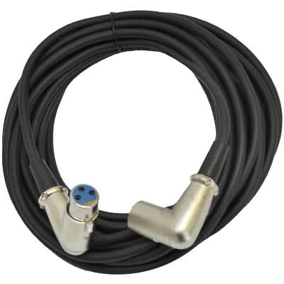 Seismic Audio - 5 Pack of XLR Right Angle Microphone Cable - 25' Foot Mic Cord image 2