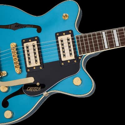 Gretsch G2655TG Ltd Edition Streamliner Double-Cut with Bigsby -Riviera Blue image 2