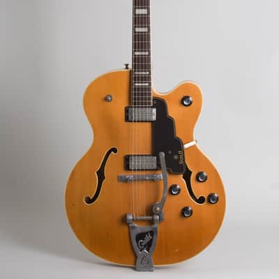 Guild Duane Eddy DE-400 B Thinline Hollow Body Electric Guitar (1967), ser. #EH-250, original black hard shell case. image 1