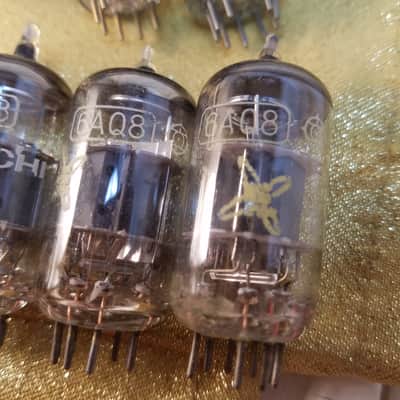 Matsushita etc. Matched Pair (2) 6AQ8 Japan tNOS AT1000 TESTED Vacuum Tubes ECC85 dual triode 1962-1980 image 3