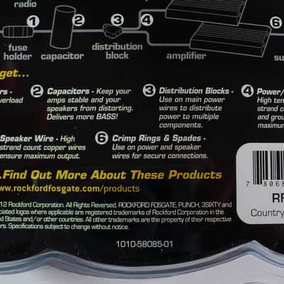 Rockford Fosgate RFIF2SW High Level to RCA Speaker Cables / Lot of 2 image 4