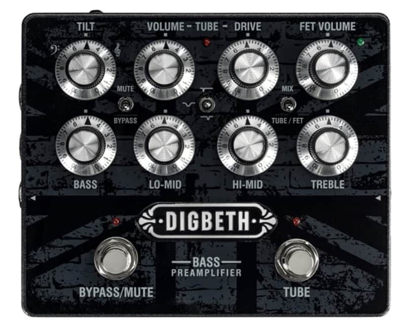 Laney Digbeth Series Bass Guitar Preamp Pedal image 1