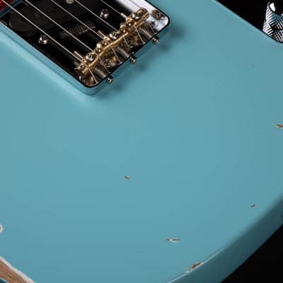 2024 - Suhr Eddie's Guitars Exclusive Roasted Classic T Antique - Daphne Blue #78332 image 18
