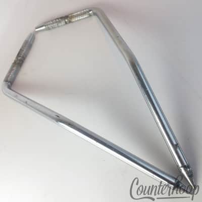 *Ludwig Folding Bass Drum Spurs Chrome Gull-Wing Vintage 60s Super Classic USA* image 3