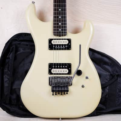 Kramer JK2000 MIJ 1980's White Original Floyd Rose Seymour Duncan Pickups Japan w/ Bag image 1