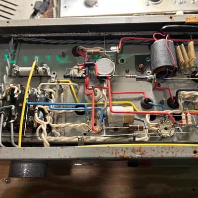 Heurtier 6w single ended el84 vintage tube amplifier project PA filmosound amp image 11
