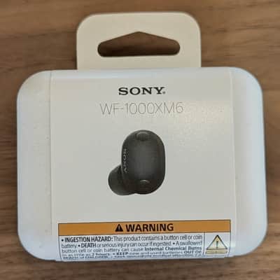 Sony WF-1000XM6 Wireless Earbuds – Black – Factory Sealed image 3